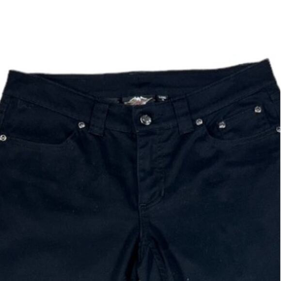 Harley-Davidson Pants in Black | Size 4 - Picture 3 of 7